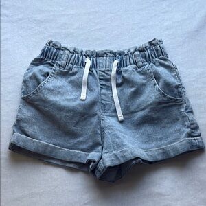 Denim Drawstring Shorts medium